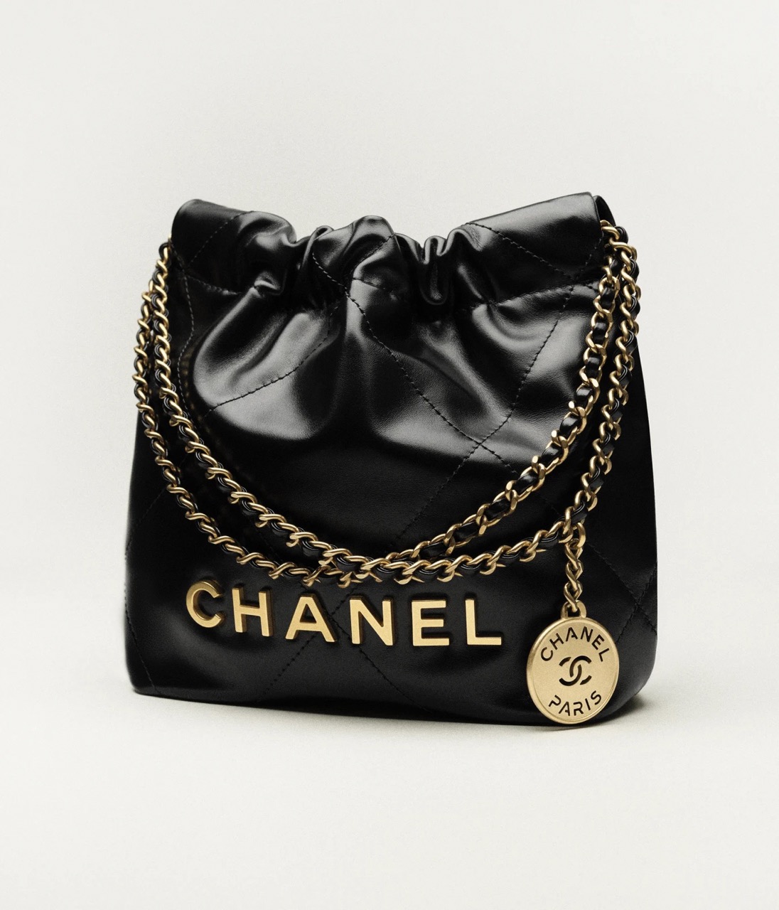 CHANEL 22 MINI HANDBAG - Shiny Calfskin