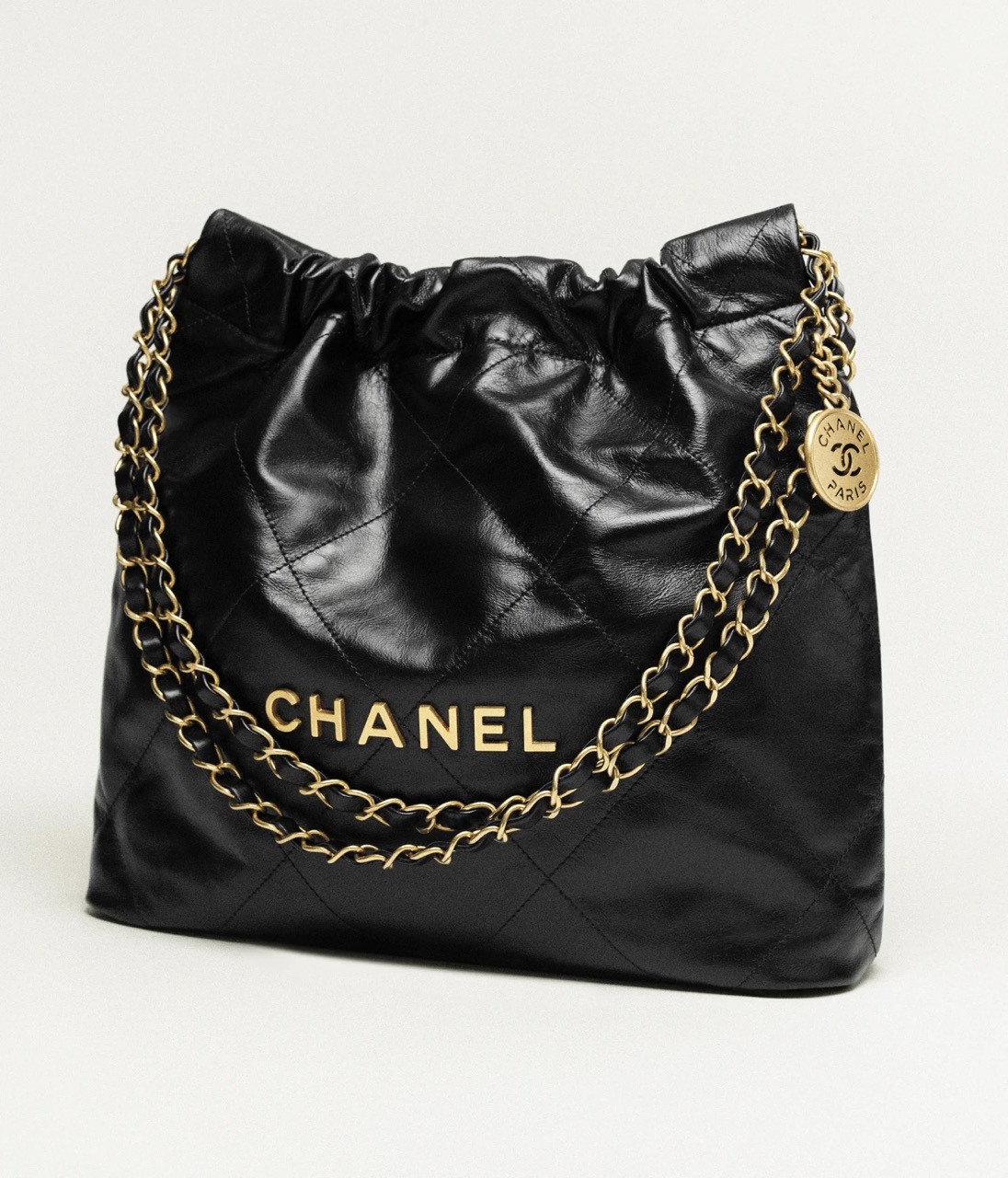 CHANEL 22 SMALL HANDBAG - Shiny Calfskin