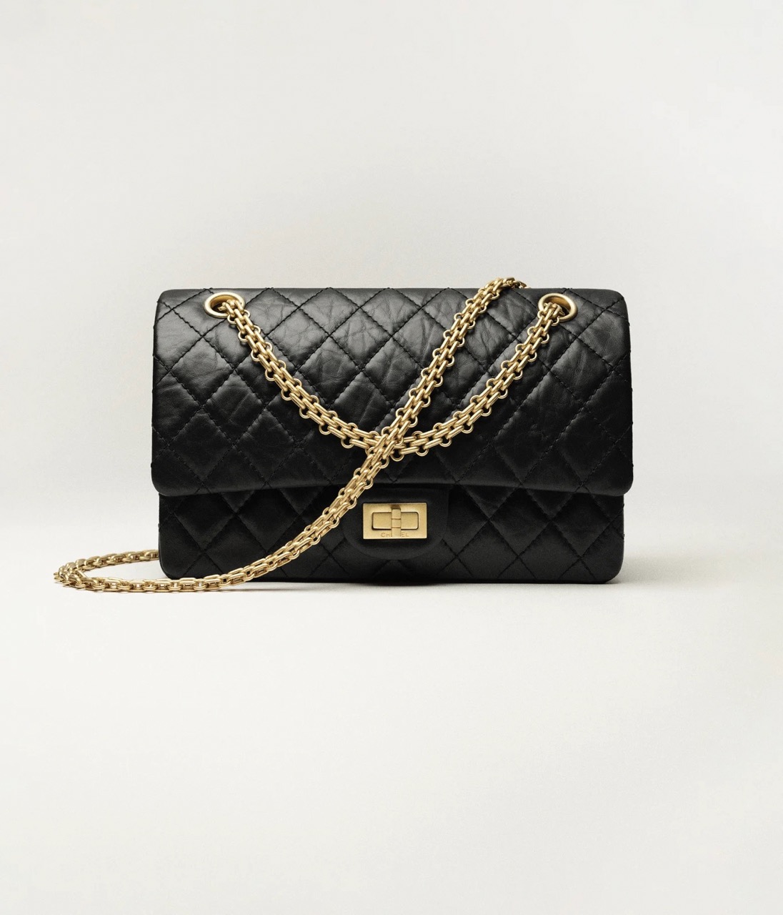 CHANEL 2.55 HANDBAG - Aged Calfskin