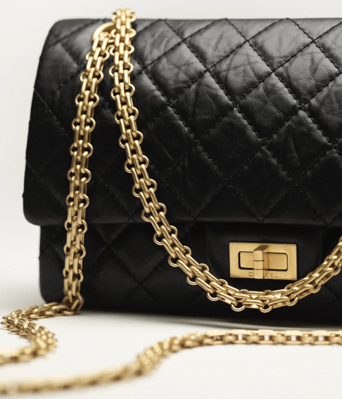 CHANEL 2.55 HANDBAG - Aged Calfskin