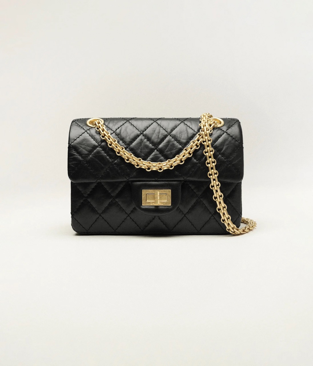 CHANEL MINI 2.55 HANDBAG - Aged Calfskin