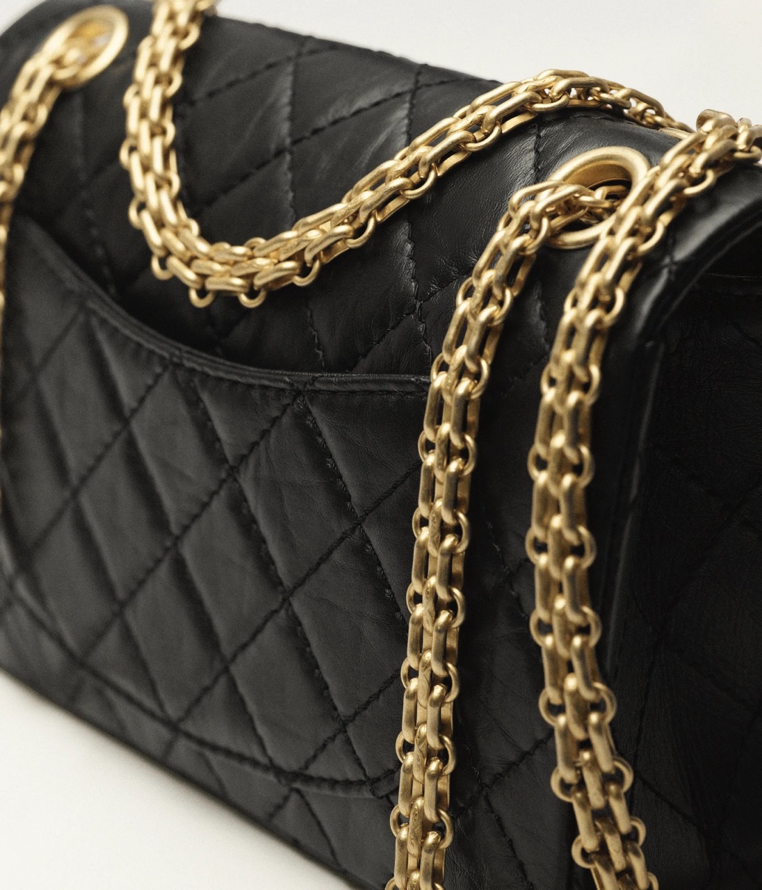 CHANEL MINI 2.55 HANDBAG - Aged Calfskin