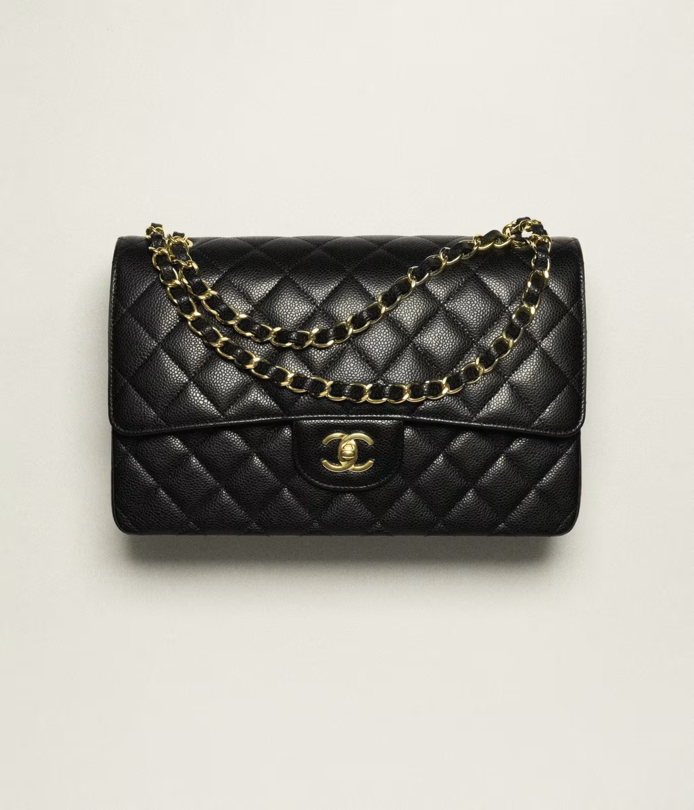 CHANEL LARGE CLASSIC HANDBAG - Grained Calfskin