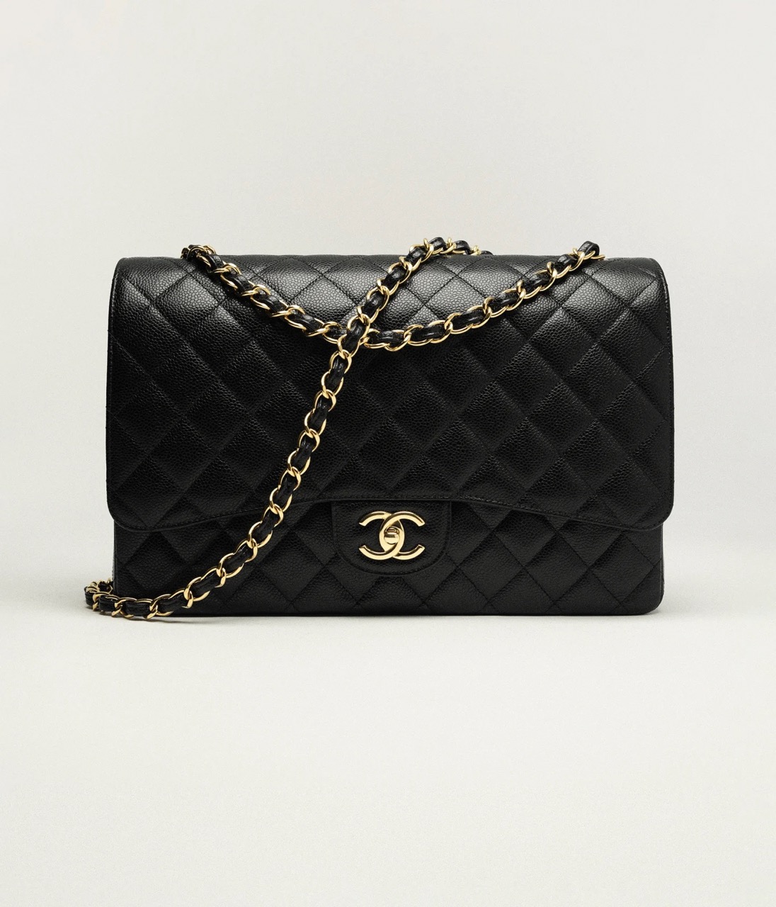 CHANEL MAXI CLASSIC HANDBAG - Grained Calfskin