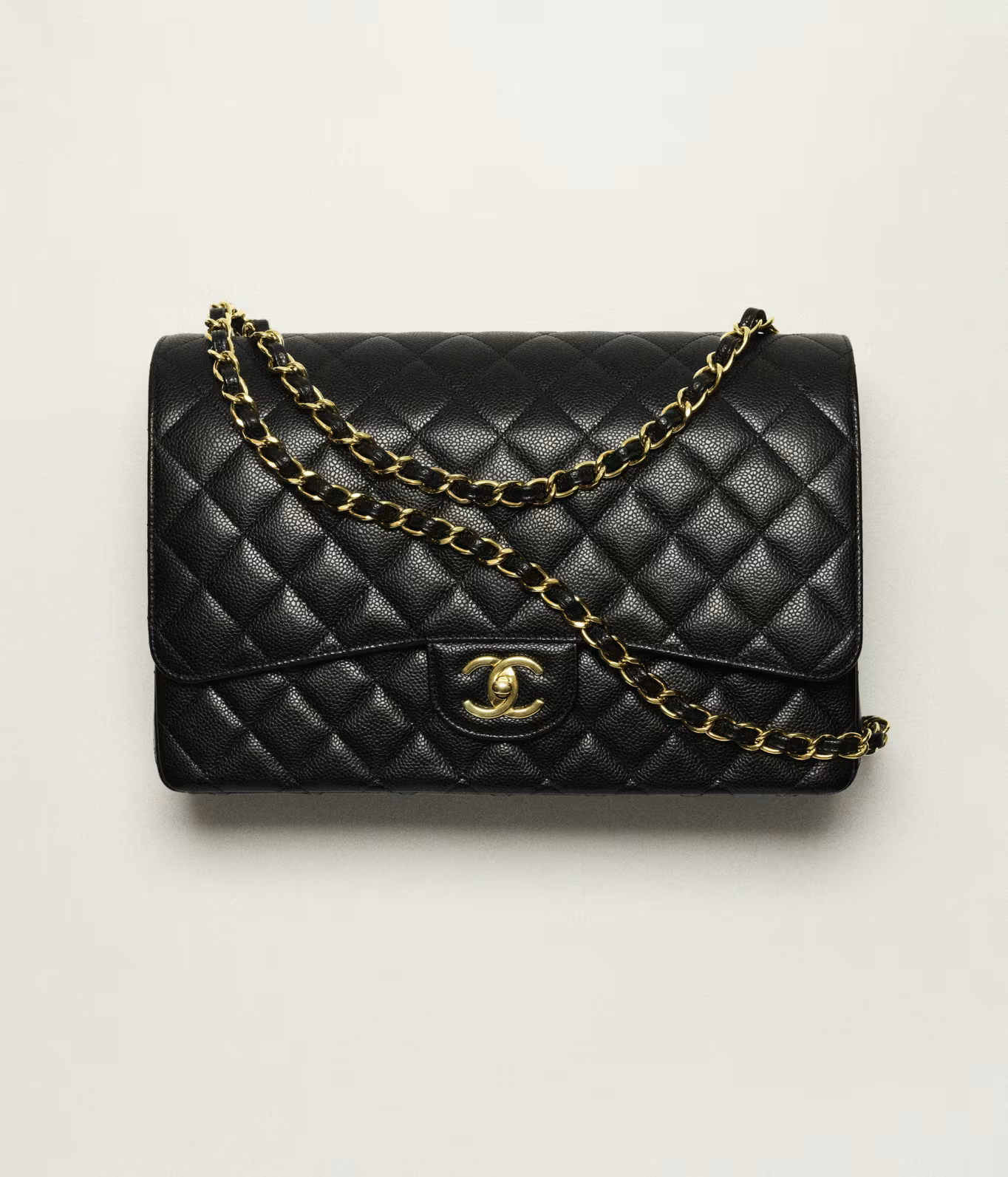 CHANEL MAXI CLASSIC HANDBAG - Grained Calfskin