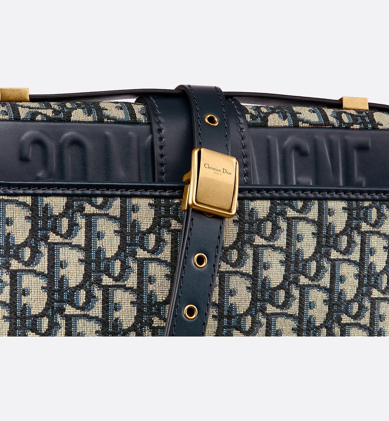 Dior 30 Montaigne Bag Blue Dior Oblique Jacquard