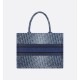 Dior Medium Dior Book Tote Blue Denim Dior Oblique Jacquard