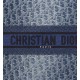 Dior Medium Dior Book Tote Blue Denim Dior Oblique Jacquard