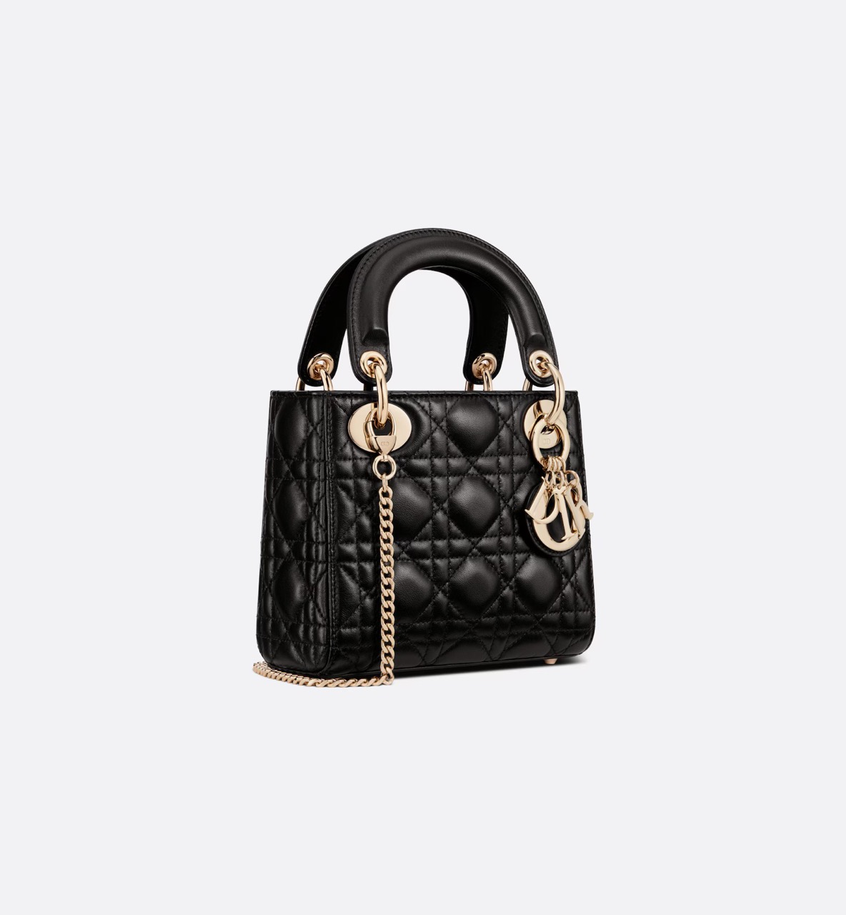 Dior Mini Lady Dior Bag Black Cannage Lambskin