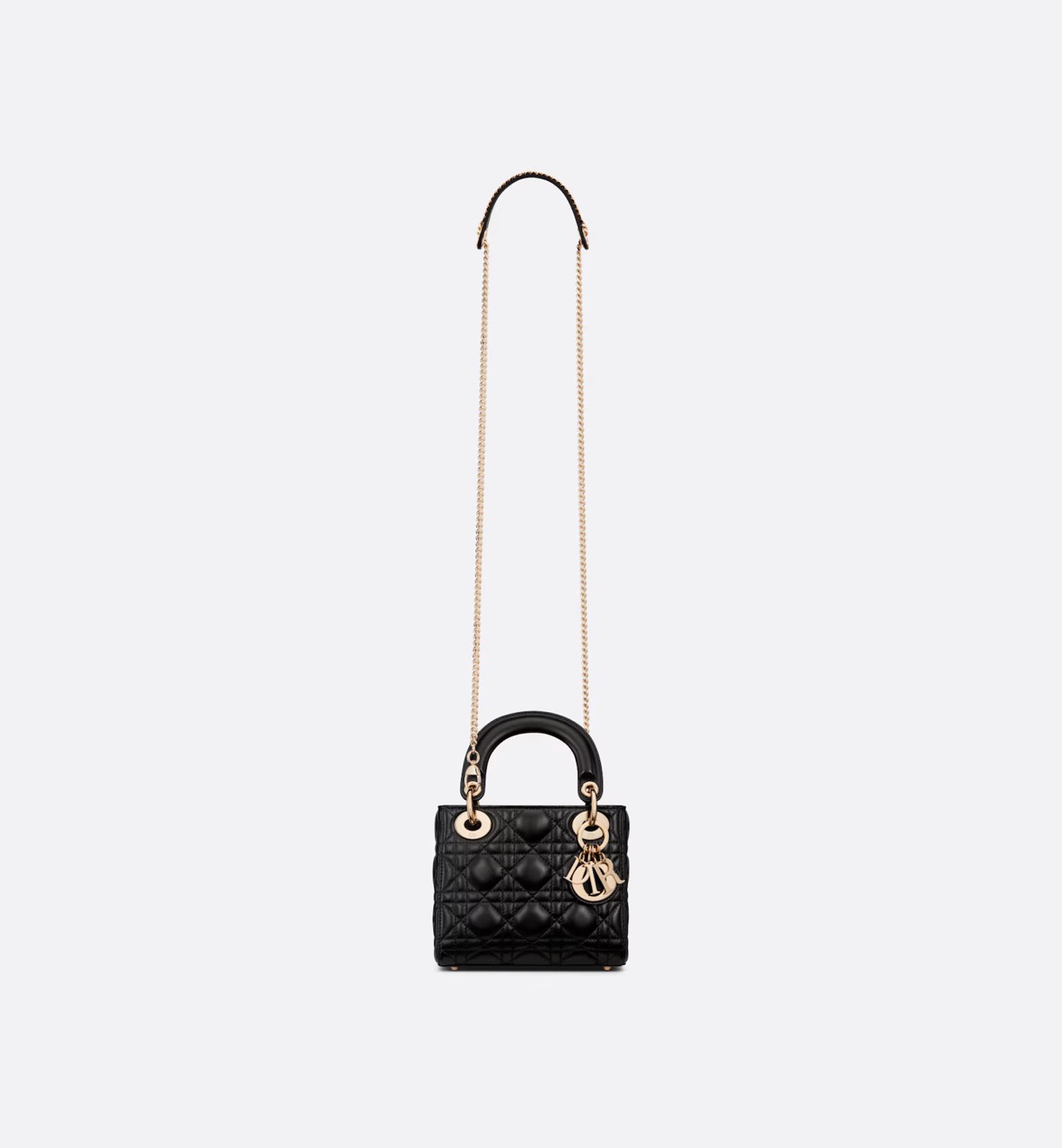 Dior Mini Lady Dior Bag Black Cannage Lambskin