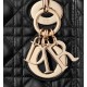 Dior Mini Lady Dior Bag Black Patent Cannage Calfskin