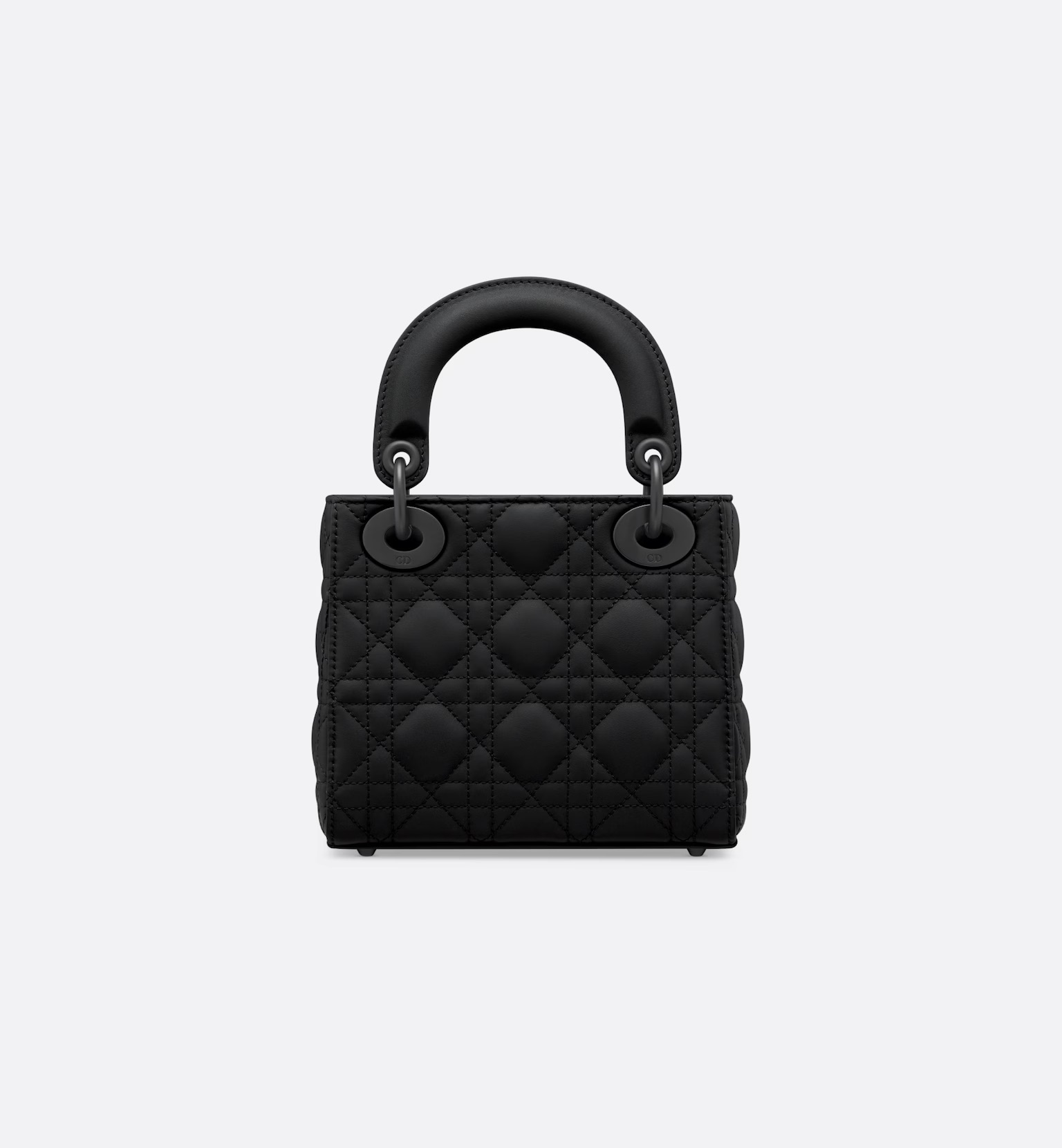 Dior Mini Lady Dior Bag Black Ultramatte Cannage Calfskin