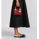 Dior Mini Lady Dior Bag Cherry Red Patent Cannage Calfskin