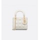 Dior Mini Lady Dior Bag Latte Cannage Lambskin