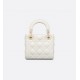 Dior Mini Lady Dior Bag Latte Cannage Lambskin