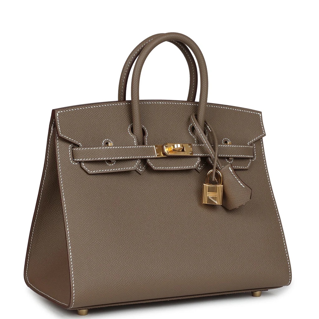 Hermès Birkin 25 Etoupe Epsom with Gold Hardware