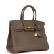 Hermès Birkin 30 Etoupe Epsom with Gold Hardware