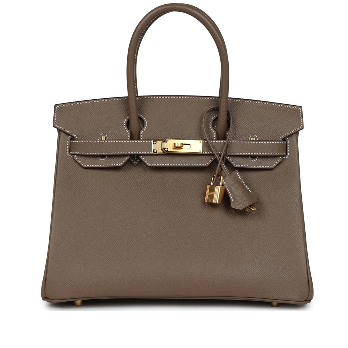 Hermès Birkin 30 Etoupe Epsom with Gold Hardware