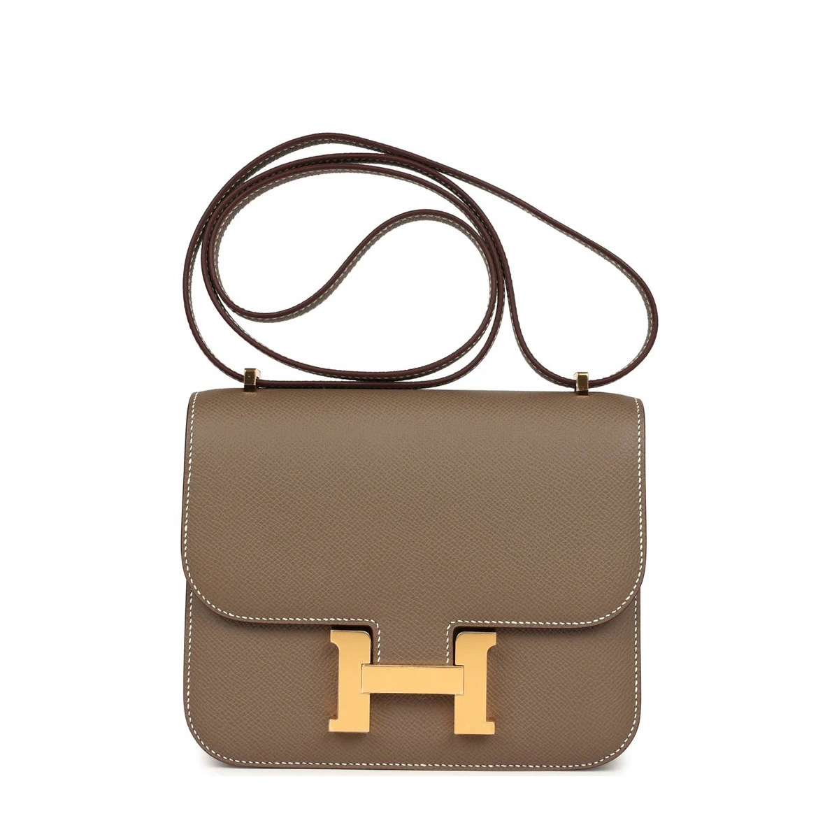 Hermès Constance 14 Etoupe Epsom with Gold Hardware