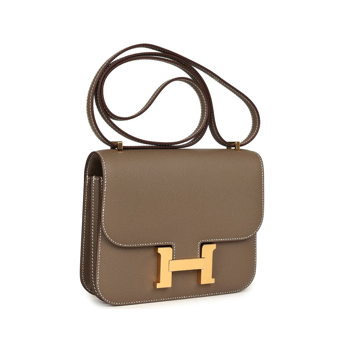 Hermès Constance 14 Etoupe Epsom with Gold Hardware