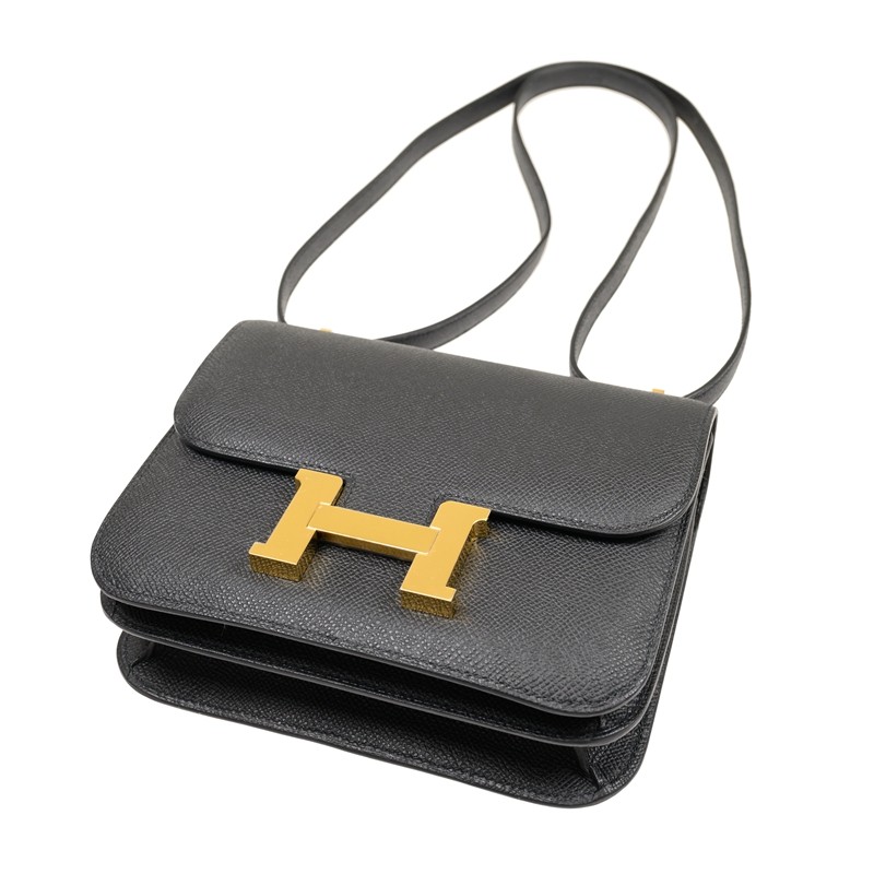 Hermès Constance 14 Noir Epsom with Gold Hardware