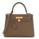 Hermès Kelly 28 Etoupe Epsom with Gold Hardware