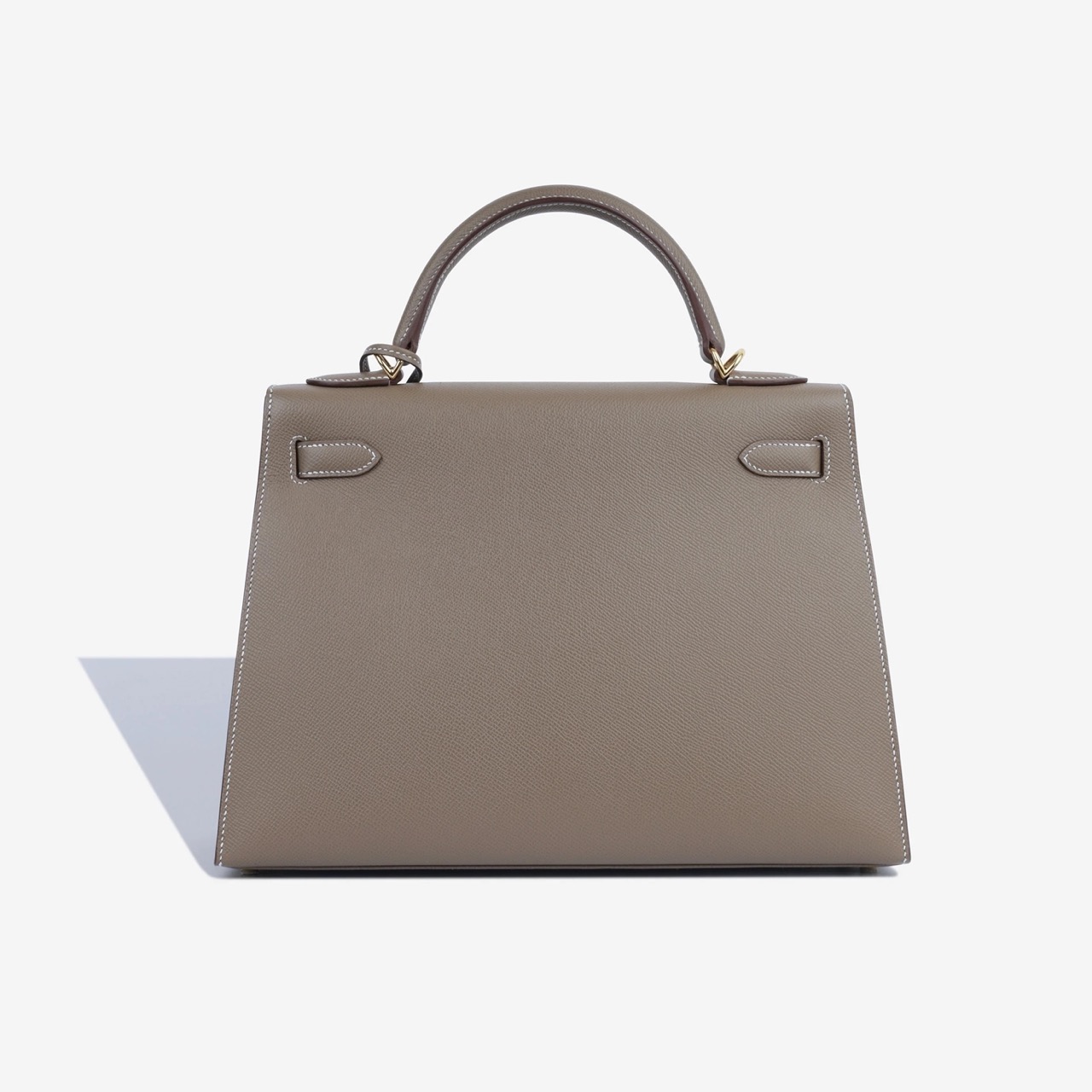 Hermès Kelly 32 Etoupe Epsom with Gold Hardware