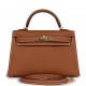 Hermès Kelly 20 Gold Epsom with Gold Hardware