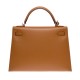 Hermès Kelly 32 Gold Epsom with Gold Hardware