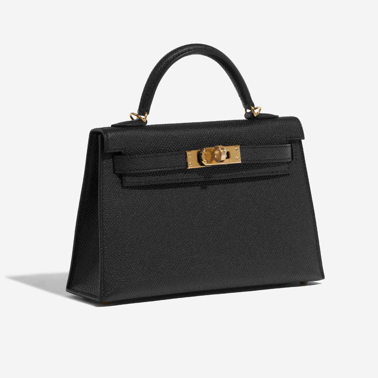 Hermès Kelly Mini Noir Epsom with Gold Hardware