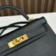 Hermès Kelly Mini Noir Epsom with Gold Hardware