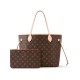 Louis Vuitton Neverfull MM LV Bag Rose Beige - Monogram Canvas